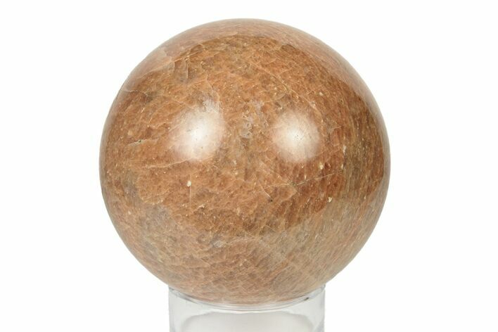 Polished Peach Moonstone Sphere - Madagascar #252032